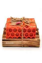 Hediyelik Gül Yağı Sabunu El Yapımı Doğal Paletli 110 G x 2 Adet thumbnail 2