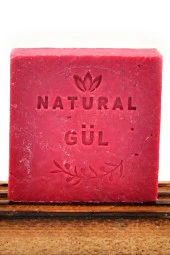 Gül Yağı Sabunu El Yapımı Doğal 120 G x 3 Adet thumbnail 3