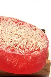 Kabak Lifli El Yapımı Doğal Kantaron Yağı Sabunu 120 G x 3 Adet thumbnail 3