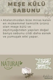 Meşe Külü Sabunu El Yapımı Doğal 120 G x 3 Adet thumbnail 4