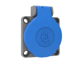 Bemis IP44 Monofaze Plastik Pano Priz Yatay Giriş 1x16A BY8-1402-2700 - 1