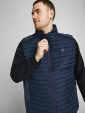 Jack Jones Multı Bodywarmer Erkek Büyük Beden Yelek 12205347 - 5