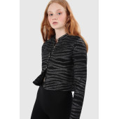 ALEXANDERGARDI Düğmeli Ince Hırka, Siyah (B20-159201) - 1