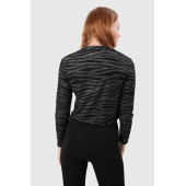 ALEXANDERGARDI Düğmeli Ince Hırka, Siyah (B20-159201) - 4