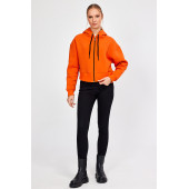 ALEXANDERGARDI Kapüşonlu Şardonlu Crop Hırka (B23-31303) - 3