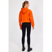 ALEXANDERGARDI Kapüşonlu Şardonlu Crop Hırka (B23-31303) - 5