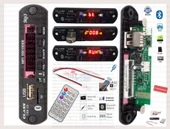 12 Volt Uzaktan Kumandalı Dijital Usb Aux Bluetooth Mp3 Ses Ve Müzik Modülü 12v Çıkışlı Araçlara thumbnail 2