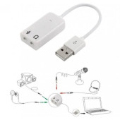 USB Ses Kartı 7.1 Virtual Sound 3D 5HV2 Çevirici Dönüştürücü Adaptör Kulaklık Mikrofon - 1