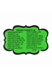 YAYLA Ramazan Erzak Yardım Kumanya Kolisi 18 Parça - 2