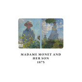 Retronote A4 Defter 10 - Claude Monet - Madam Monet And Her Son, 1875 - Çizgisiz - 64 Sayfa - 21x29,7 Cm - 2