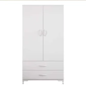 Modilayn ADEN Gardrop 2 Kapak 2 Çekmeceli- Geniş- Derin Ölçü- Lükens Ayaklı Base - 6