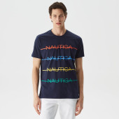 Nautica Baskılı Tshirt - Lacivert - 2