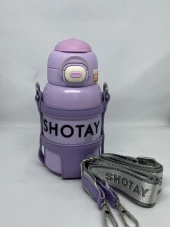 Double Drink - Double Cover 520 ml matara yeşil  ST-8815 thumbnail 6