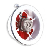 Fansan 25 cm TBA 250 50 watt 800 m3/h 1350 DD 220/230 volt Monofaze Aksiyel Duvar Baca Cam Aspiratörü Fanı - 1