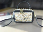 İthal Gold Aksesuarlı Özel Tasarım Çanta - 2