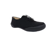 Zerhan 230 Kadın Siyah Lastik Bağcıklı Çorap Model Loafer Ayakkabı - 4