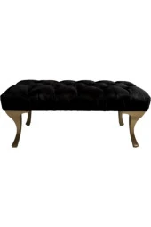Aldagelsin Kapitoneli Puf Gold Ayak 100Cm - 1