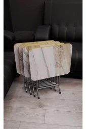 Aldagelsin Dekoratif Serbest Zigon Sehpa - 1