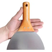 Paslanmaz Çelik Ispatula 18cm Restoran Mutfak Gıda Aşcı Pasta Hamur Tava Spatulası - 2