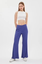 ALEXANDERGARDI BELİ LASTİKLİ FİTİLLİ İSPANYOL PAÇA PANTOLON(B24-00188) - 1