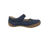 Zerhan 208 Kadın Lacivert Kot Cırtlı Bantlı Günlük Kullanım Ayakkabı thumbnail 1