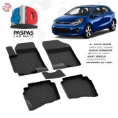 Kia Rio 3 4D Araca Özel Havuzlu Kauçuk Paspas 2011-2016 - 1