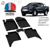 Ford Ranger 4D Araca Özel Havuzlu Kauçuk Paspas 2015 Üzeri - 1