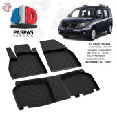 Mercedes Citan 4D Araca Özel Havuzlu Kauçuk Paspas 2008 ve Üzeri - 1
