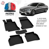 Mercedes E Serisi W213 4D Araca Özel Havuzlu Kauçuk Paspas 2016 ve Üzeri - 1