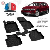 VW Tiguan 4D Araca Özel Havuzlu Kauçuk Paspas 2016 ve Üzeri - 1