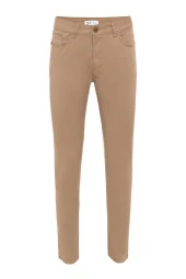 Slim 5 Cep Kalıp Düz Pantolon - 5