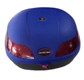 Secret Bike Motosiklet Arka Çanta 33 Litre Mavi Sepet Port Bagaj Kilitli - 1