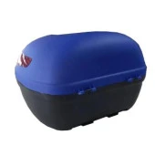 Secret Bike Motosiklet Arka Çanta 33 Litre Mavi Sepet Port Bagaj Kilitli - 3