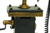 Dekoratif Metal Telefon Kumbaralı Kumbara Biblo Hediyelik thumbnail 2