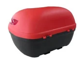 Secret Bike Motosiklet Arka Çanta 33 Litre Kırmızı Sepet Port Bagaj Kilitli - 3