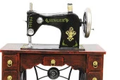 Dekoratif Metal Dikiş Makinesi Vintage Ev Ofis Hediyelik thumbnail 2