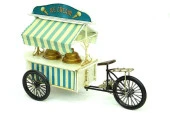 Dekoratif Metal Dondurma Arabası Biblo Ev Ofis Hediyelik thumbnail 1