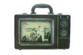 Dekoratif Metal Çerçeve Televizyon Temalı Vintage Hediyelik - 1