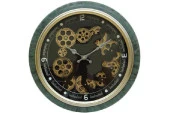 Saat Çarklı Duvar Saati Dekoratif Ev Ofis Hediyelik - 1