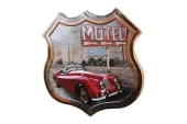 Dekoratif 3D Motel &Kırmızı Chevrolet Temalı Duvar Panosu thumbnail 2