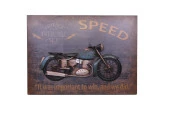 Motorsiklet Tablo Pano Dekoratif Vintage Ev Ofis Hediyelik - 1