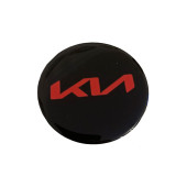Kia Yeni Nesil Logolu 56 Mm Jant Göbek Damla Stıcker(siyah-kırmızı) thumbnail 1