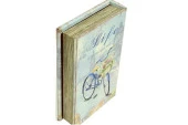 Kutu Kitap Aynalı Bisiklet Dekoratif Hediyelik - 3