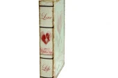 Kutu Kitap Aynalı Valentine Dekoratif Hediyelik - 4