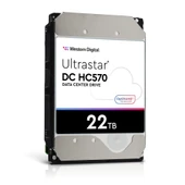 WD ULTRASTAR, WUH722222ALE6L4, 3.5", 22TB, 512Mb, 7200 Rpm, 7/24 Enterprise, DATA CENTER-GÜVENLİK-NAS-SERVER, HDD (DC HC570) (0F48155) (Türkiye Distribütörü Garantili) - 1