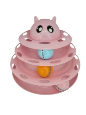 3 Katlı Kedi Oyuncağı Kedi Başlıklı Kedi Oyuncak thumbnail 3