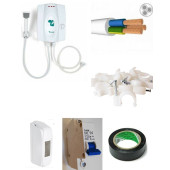 Baymak Bt-8000 Banyo Tipi Şofben kablo uzunluk seçenekli  tam takım set - 1