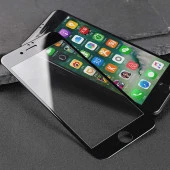 NANO Teknoloji Cam İPHONE 8G Siyah Kırılmaz Cam Ekran Koruyucu - 3