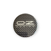 Oz Racıng Logolu 56 Mm Jant Göbek Stıcker (siyah Gri Kareli) thumbnail 1