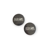 Oz Racıng Logolu 56 Mm Jant Göbek Stıcker (siyah Gri Kareli) thumbnail 2